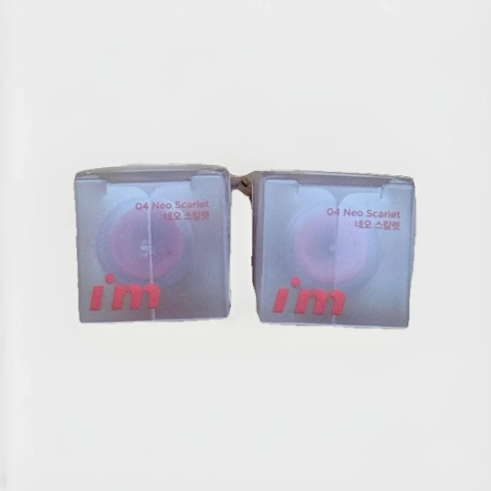 2 X Memebox I'm Meme Lip Silhouette Gloss‎ Tint Neo Scarlet 04 NIB